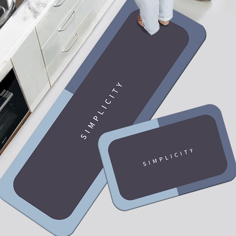Alfombras antideslizantes gris cocina 2und